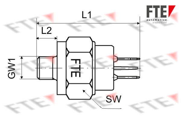 Remlichtschakelaar FTE 9910200