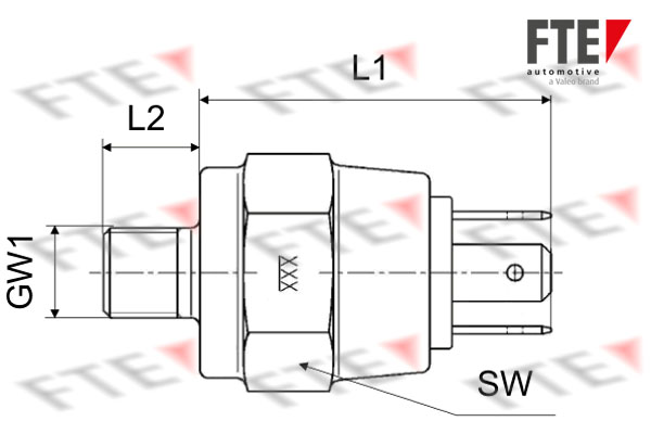 Remlichtschakelaar FTE 9910220