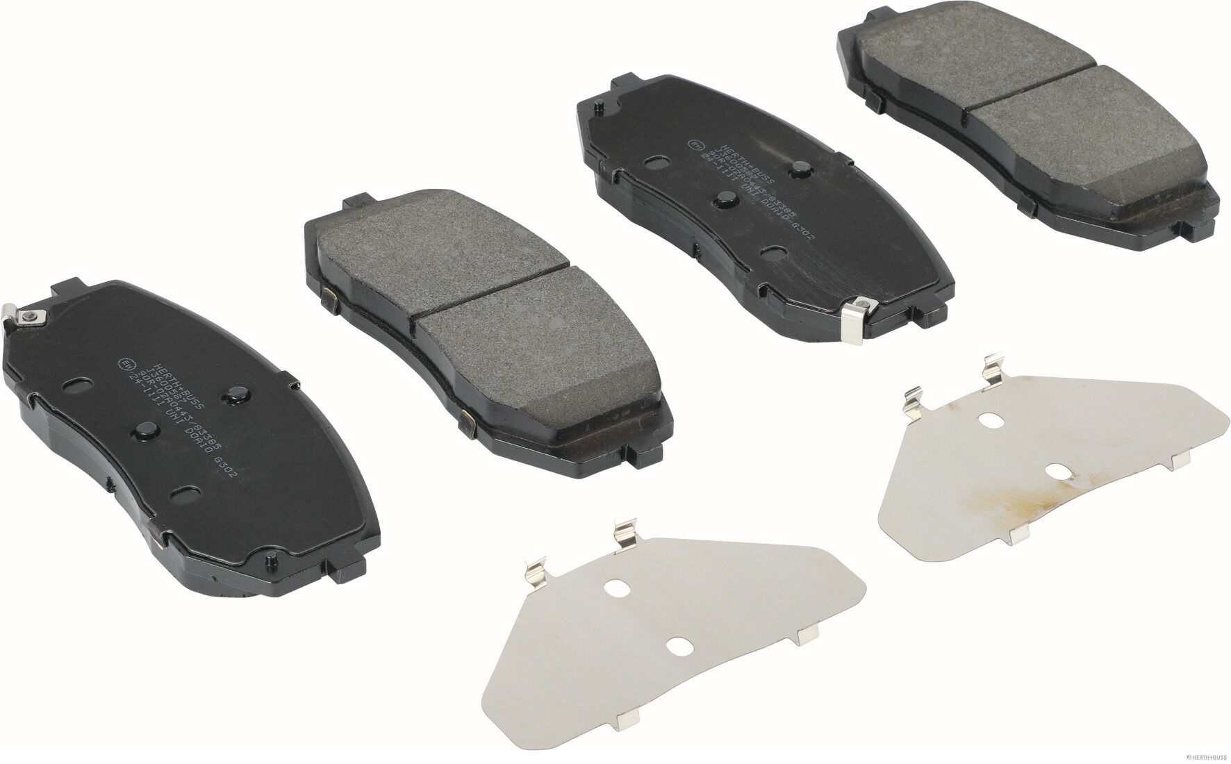 Remblokkenset, schijfrem Herth+Buss Jakoparts J3600587