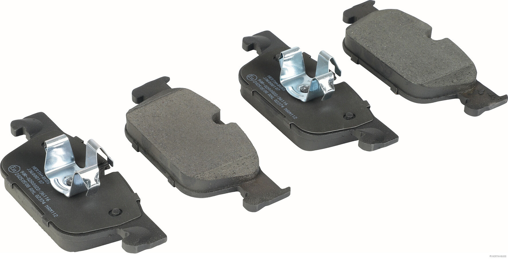 Remblokkenset, schijfrem Herth+Buss Jakoparts J36008107