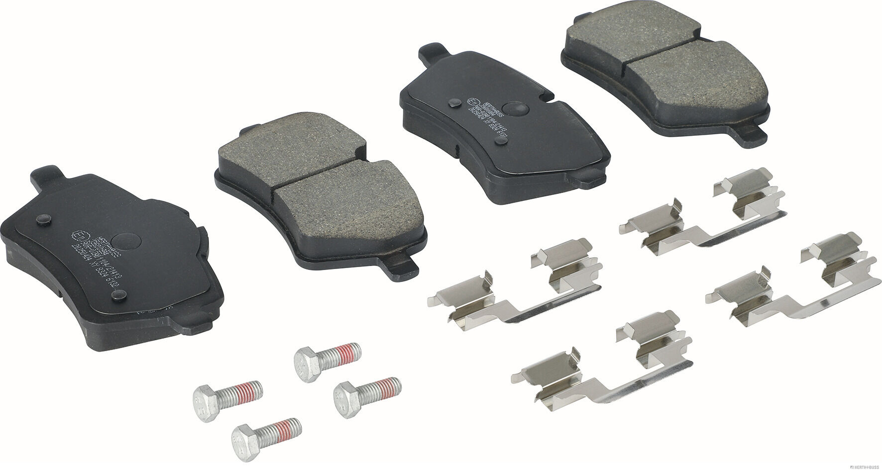 Remblokkenset, schijfrem Herth+Buss Jakoparts J3600884