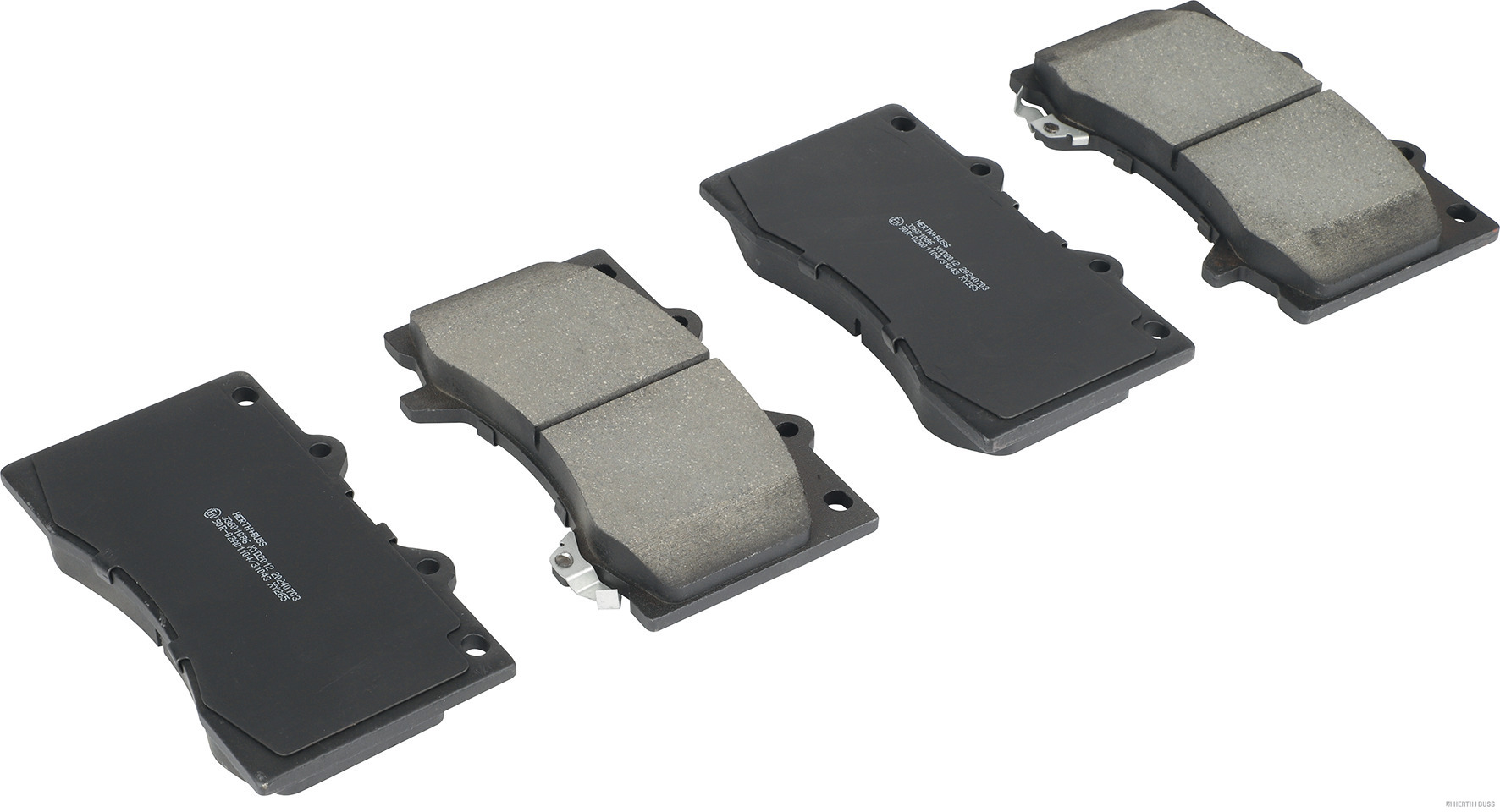 Remblokkenset, schijfrem Herth+Buss Jakoparts J3601086