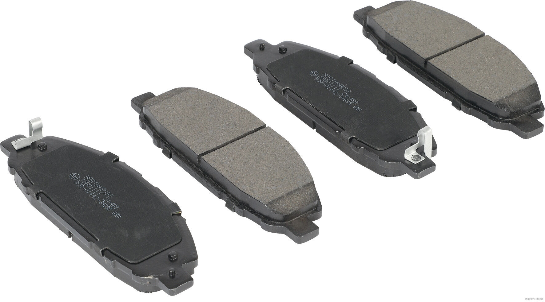 Remblokkenset, schijfrem Herth+Buss Jakoparts J3601111