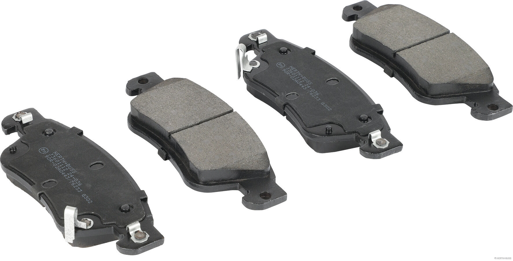 Remblokkenset, schijfrem Herth+Buss Jakoparts J3601112