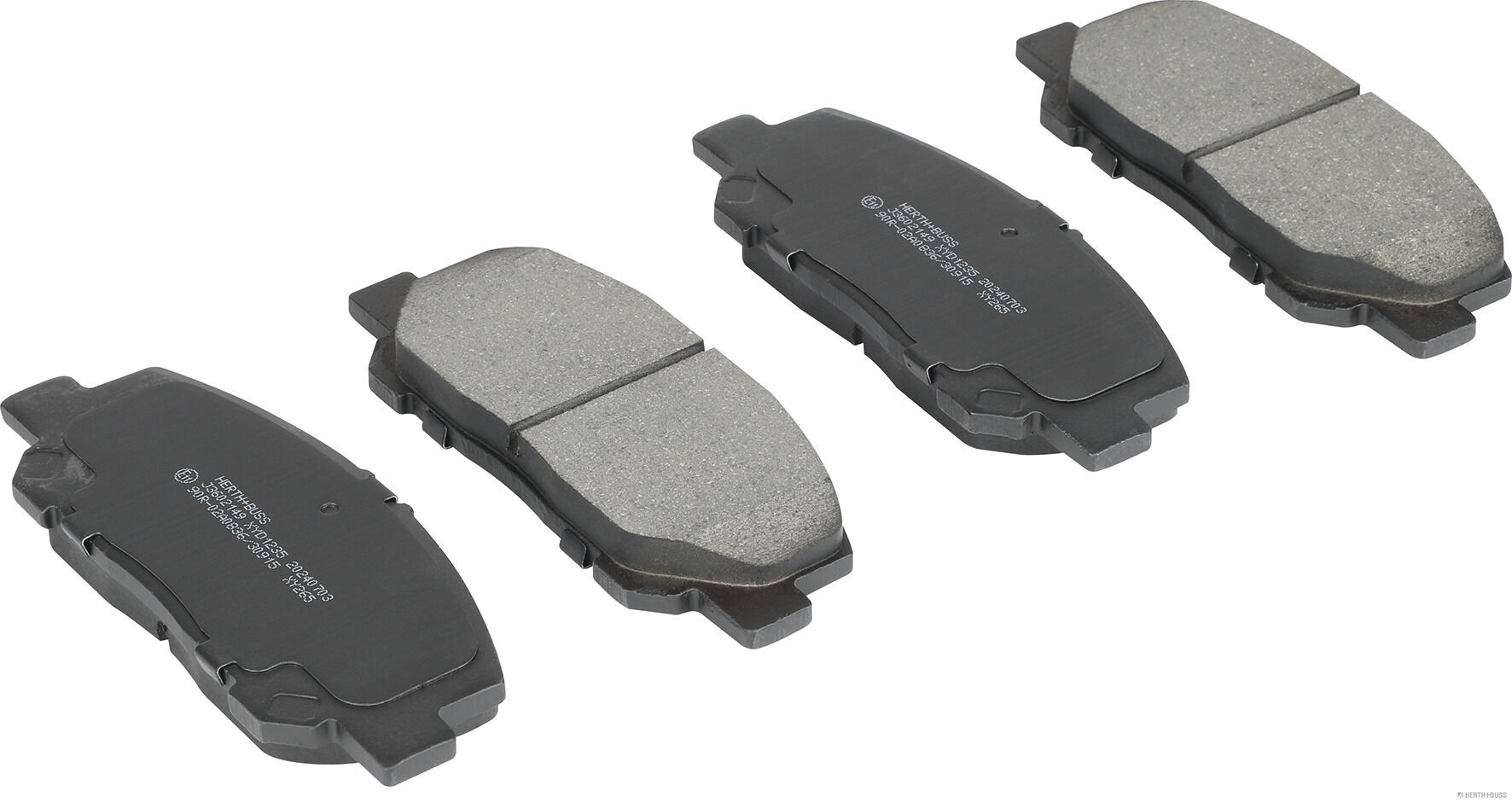 Remblokkenset, schijfrem Herth+Buss Jakoparts J3602149