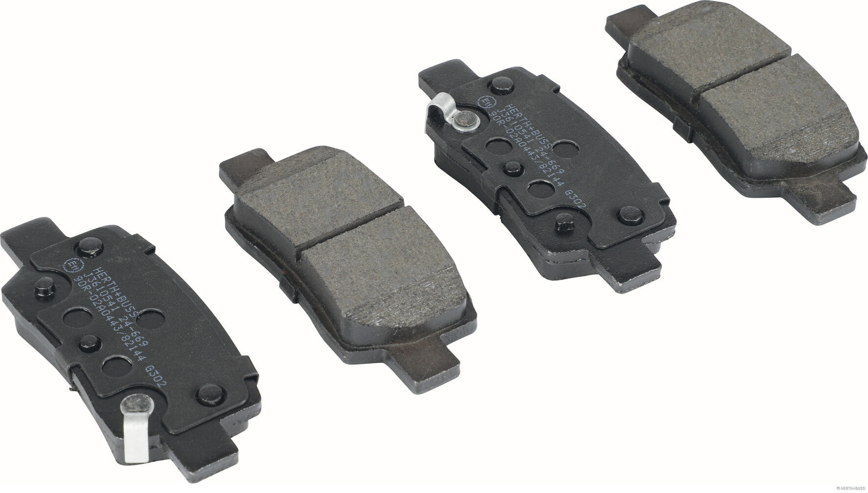 Remblokkenset, schijfrem Herth+Buss Jakoparts J3610541