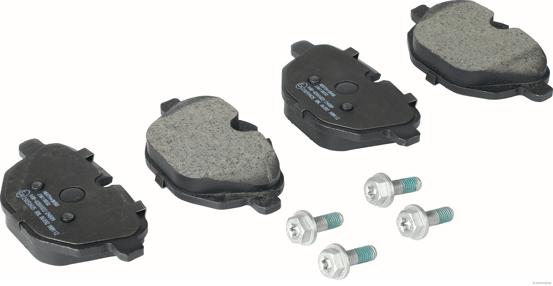 Remblokkenset, schijfrem Herth+Buss Jakoparts J3610832