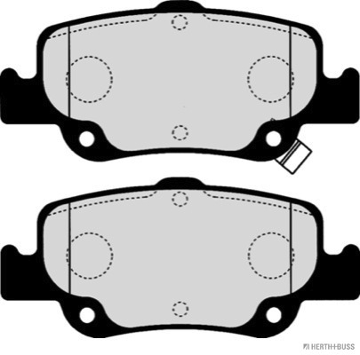 Remblokset Herth+Buss Jakoparts J3612039