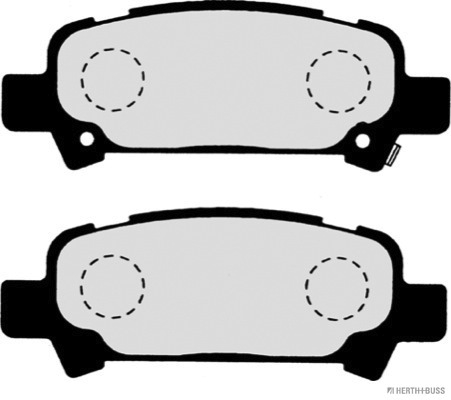 Remblokset Herth+Buss Jakoparts J3617002