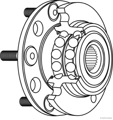 Wiellagerset Herth+Buss Jakoparts J4714037