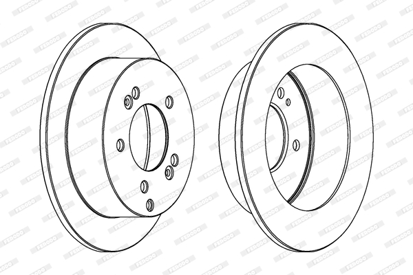 Remschijven Ferodo DDF1447C