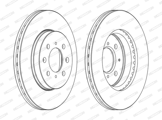 Remschijven Ferodo DDF1510C