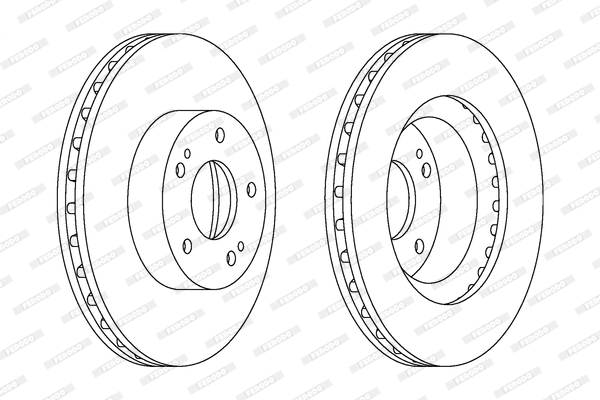 Ferodo Remschijven DDF1659