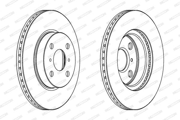 Remschijven Ferodo DDF1710C
