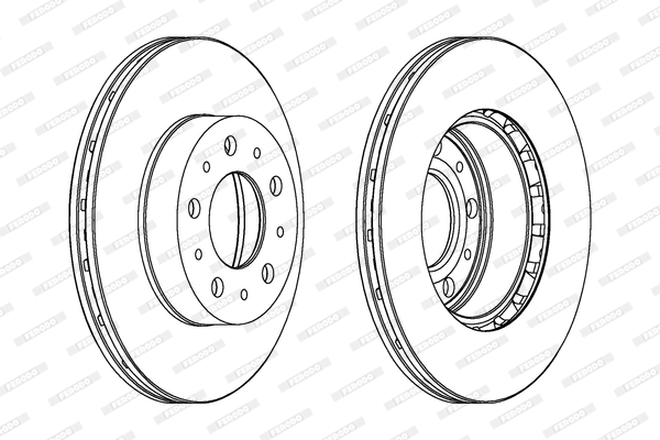 Remschijven Ferodo DDF196