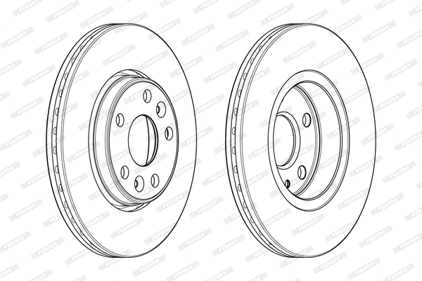 Remschijven Ferodo DDF1978C