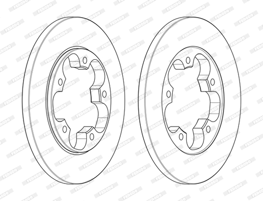 Remschijven Ferodo DDF2484C