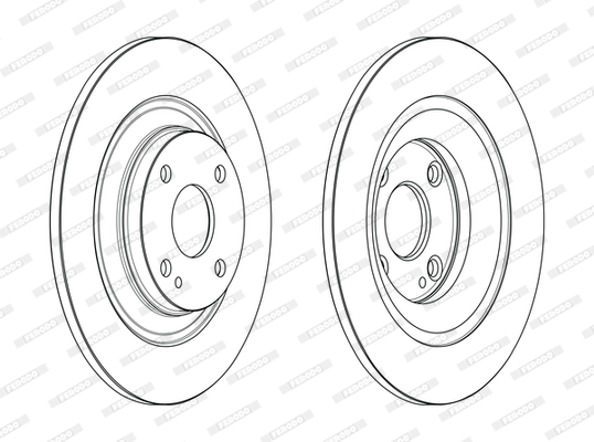 Ferodo Remschijven DDF2593C