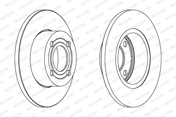 Ferodo Remschijven DDF318