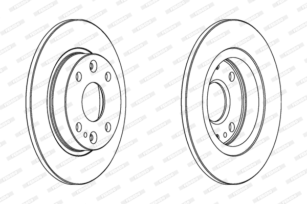 Ferodo Remschijven DDF525