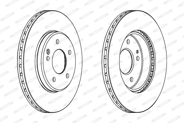 Ferodo Remschijven DDF588C