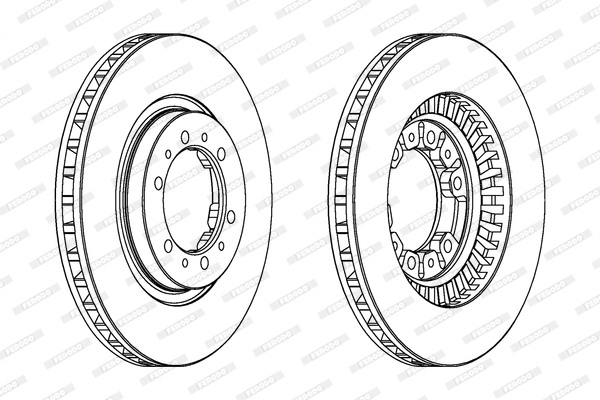 Ferodo Remschijven DDF974