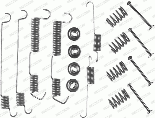 Rem montageset Ferodo FBA124