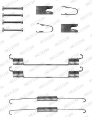 Rem montageset Ferodo FBA207