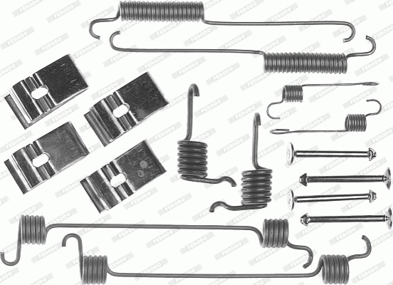 Rem montageset Ferodo FBA54