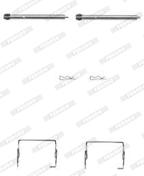 Rem montageset Ferodo FBA589