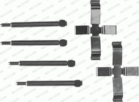Ferodo Rem montageset FBA601