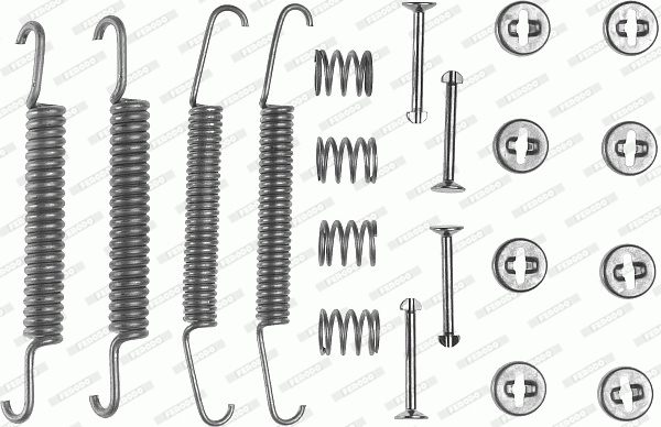 Rem montageset Ferodo FBA9