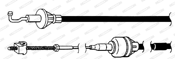 Koppelingskabel Ferodo FCC421116