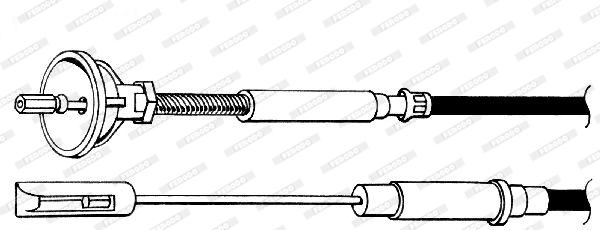 Ferodo Koppelingskabel FCC421156