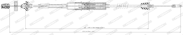 Ferodo Koppelingskabel FCC422754