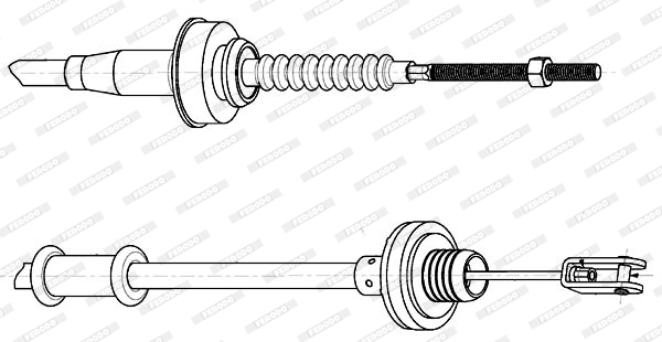 Koppelingskabel Ferodo FCC424239