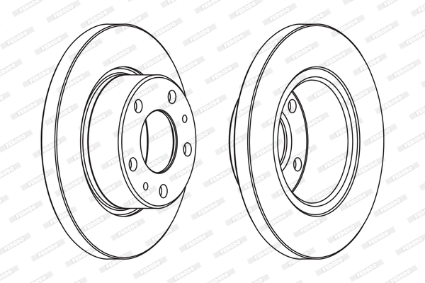Remschijven Ferodo FCR194A