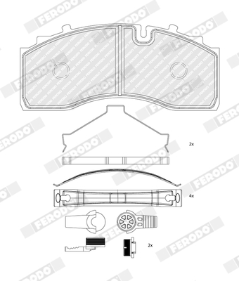 Remblokset Ferodo FCV5209B