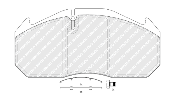 Remblokset Ferodo FCV760B
