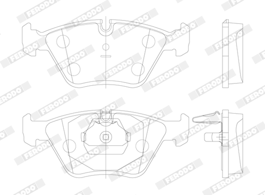 Ferodo Remblokset FDB1073