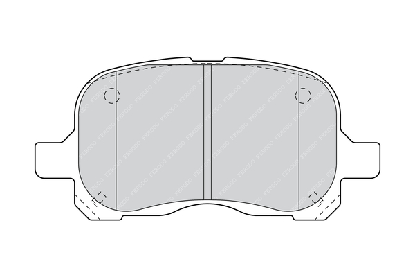 Remblokset Ferodo FDB1458