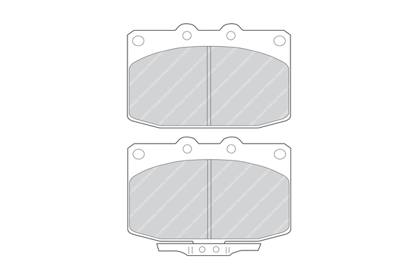 Remblokset Ferodo FDB483