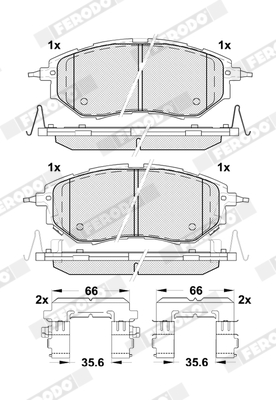 Ferodo Remblokset FDB5393