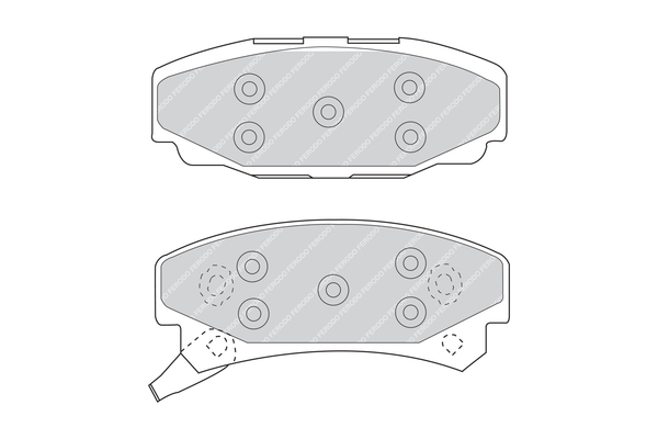 Remblokset Ferodo FDB921