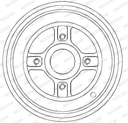 Ferodo Remtrommel FDR329219