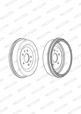 Ferodo Remtrommel FDR329268