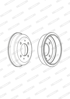 Ferodo Remtrommel FDR329319