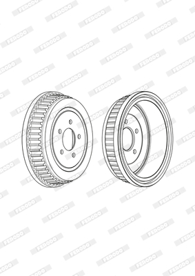 Ferodo Remtrommel FDR329346