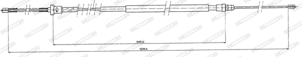 Ferodo Handremkabel FHB431242