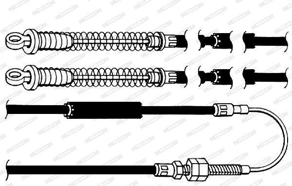 Handremkabel Ferodo FHB432019